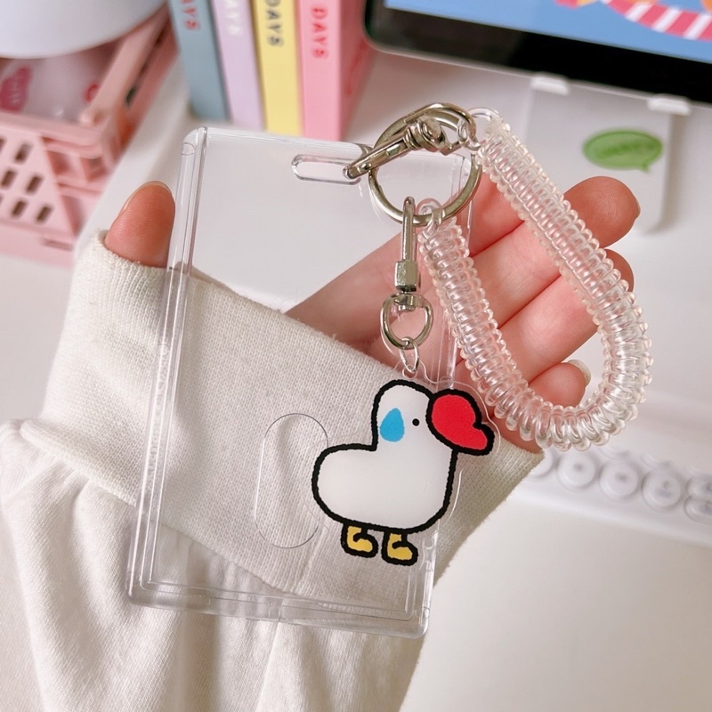 Móc Khoá Top Loader, Bao Trong Suốt Đựng Card, Ảnh Idol