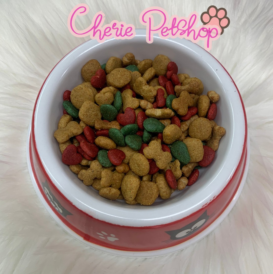 [HCM]Bánh thưởng vị bò sữa và rau cho chó mèo (gói 50g)