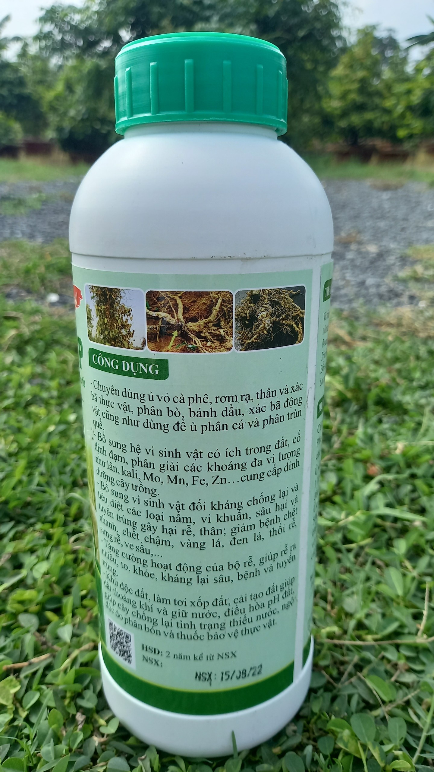 Trichoderma/Trichoderma nước/trichoderma nuoc/nam doi khang/nấm đối kháng/men ủ trichoderma/men u rac/men u phan chuong/men ủ phân chuồng (1L)_Bio - Organic