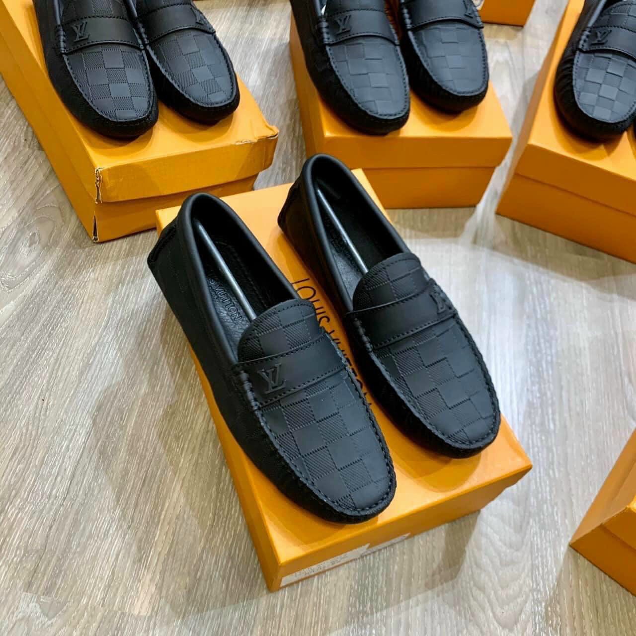 [Yêu thích❣️] Giày lười nam 𝕃𝕍 ô dập sɪêᴜ ᴄấᴘ fullbox