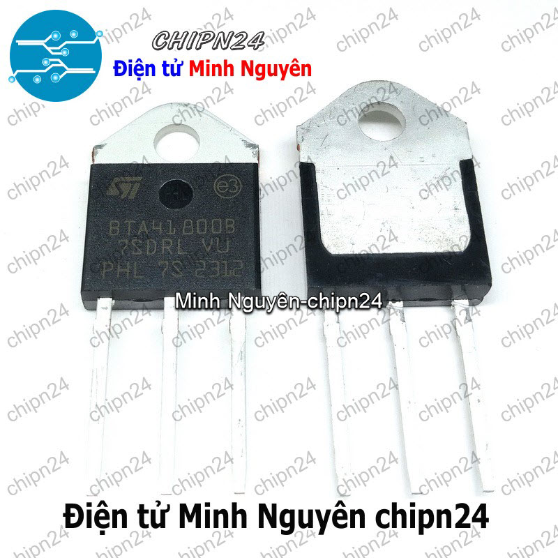 [1 con] (KT2) Triac BTA41-800B TO-3P 41A 800V (BTA41-800 BTA41) - HH002714