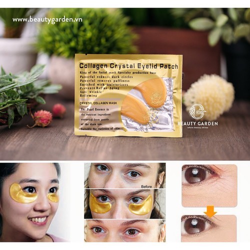 [HCM] Mặt Nạ Quầng Thâm Mắt Crystal Collagen