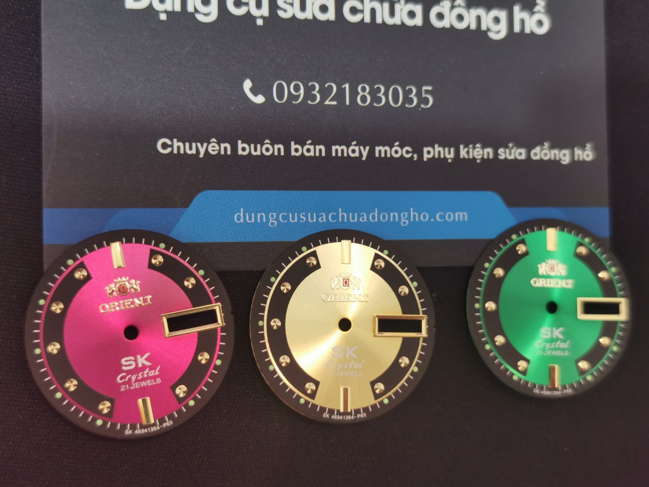Mặt số đồng hồ SK zin