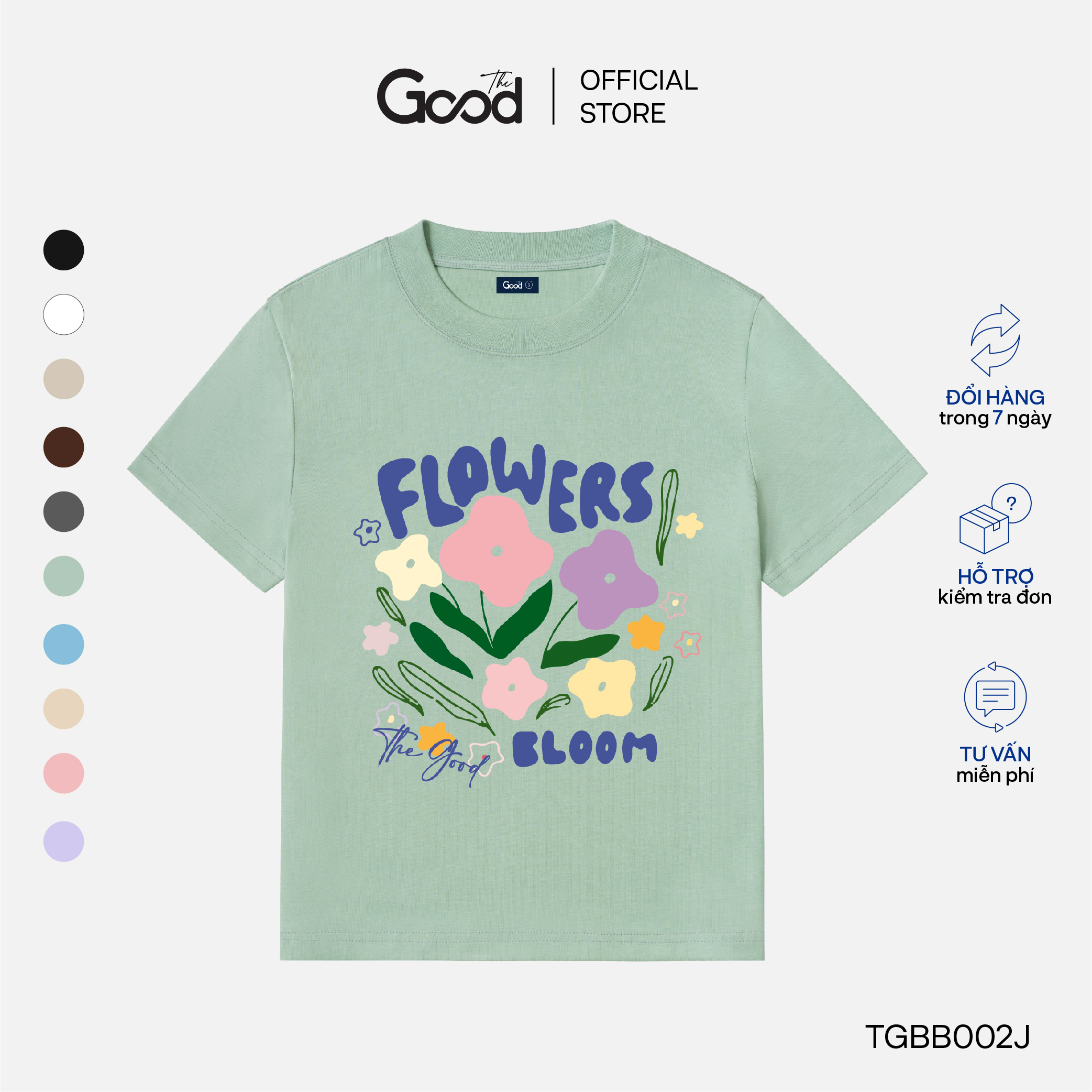 Áo Baby Tee "Flowers" THE GOOD