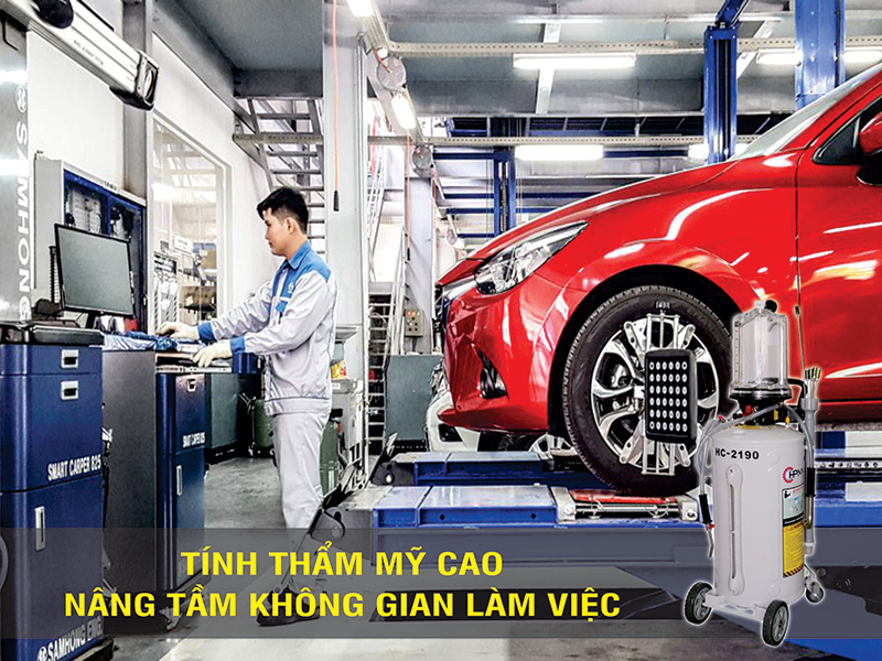 [Trả góp 0%] Máy hút dầu thải khí nén HC - 2190