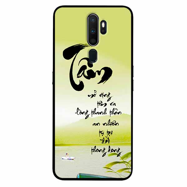 [HCM]Ốp Cường Lực Dẻo Đen Dành Cho Oppo A9 2020 - A5 2020 Mẫu Tâm