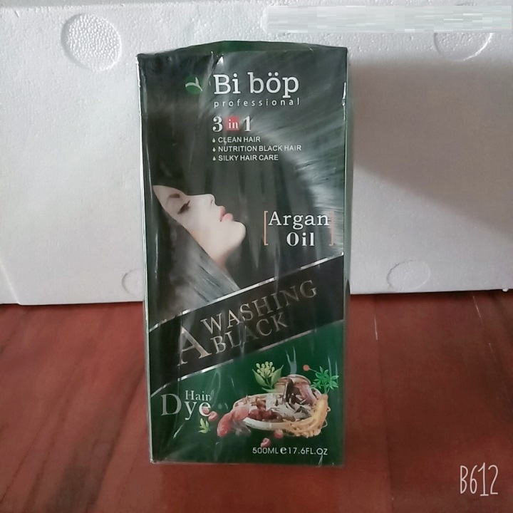 Dầu Gội Đen Phủ Bạc Bibop 500ml
