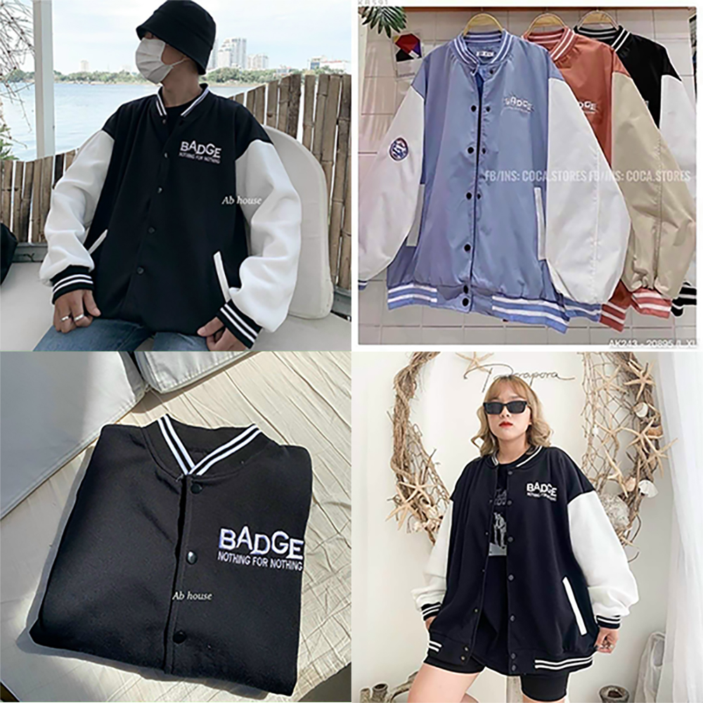 Khoác dù kiểu bomber dày dặn 3 màu tp tkt