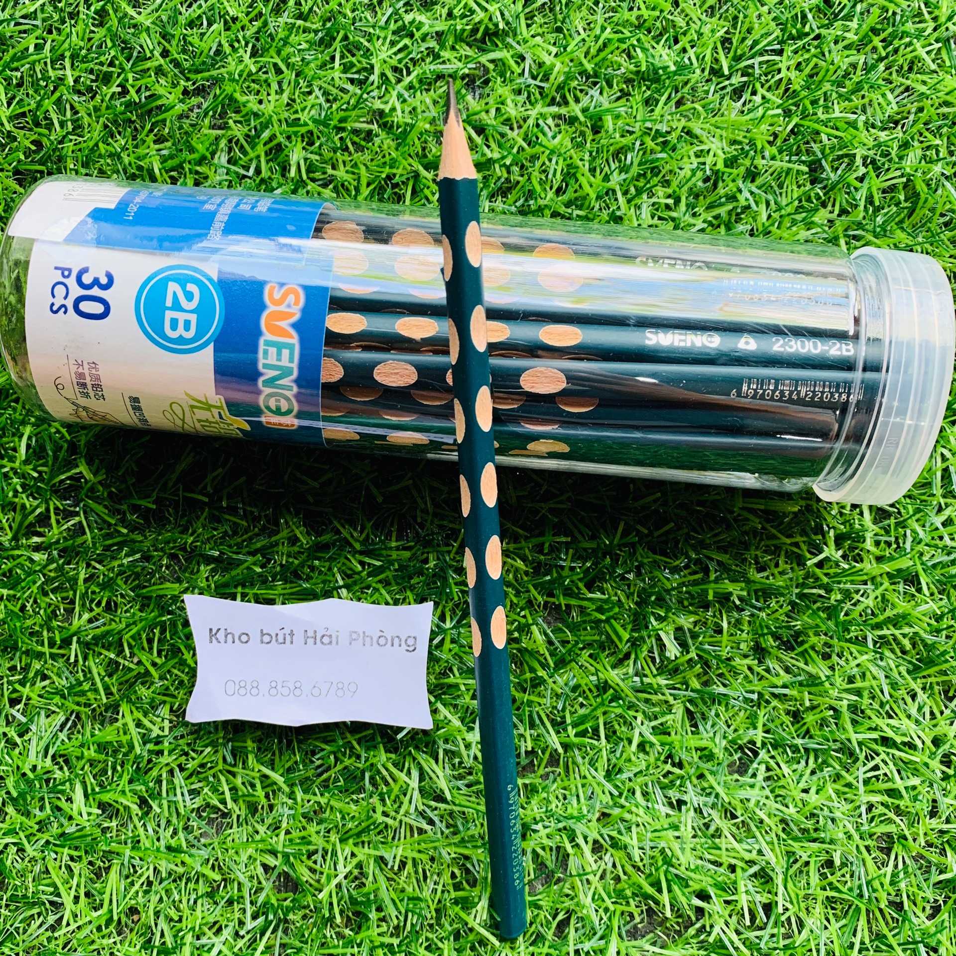 Chì định vị 2b hộp tròn 30 cây/hộp