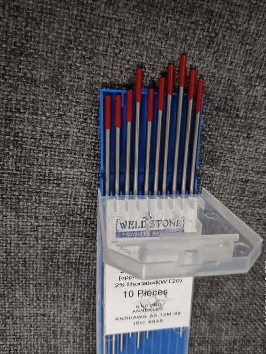 1 que Kim hàn tig inox , sắt  3.2*150