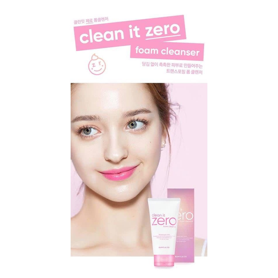 Sữa Rửa Mặt Banila Co Clean It Zero Foam Cleanser 150Ml