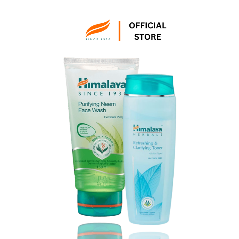 [HÀNG CHÍNH HÃNG]Bộ làm sạch dịu nhẹ và cân bằng độ ẩm cho da - (Neem Face Wash + Toner)