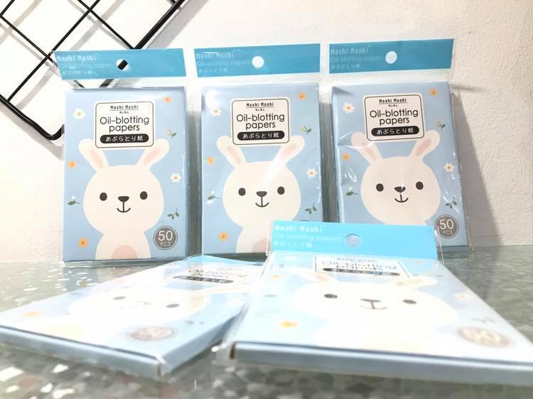 Giấy Thấm Dầu Siêu Cute Moshi Moshi Thái Lan