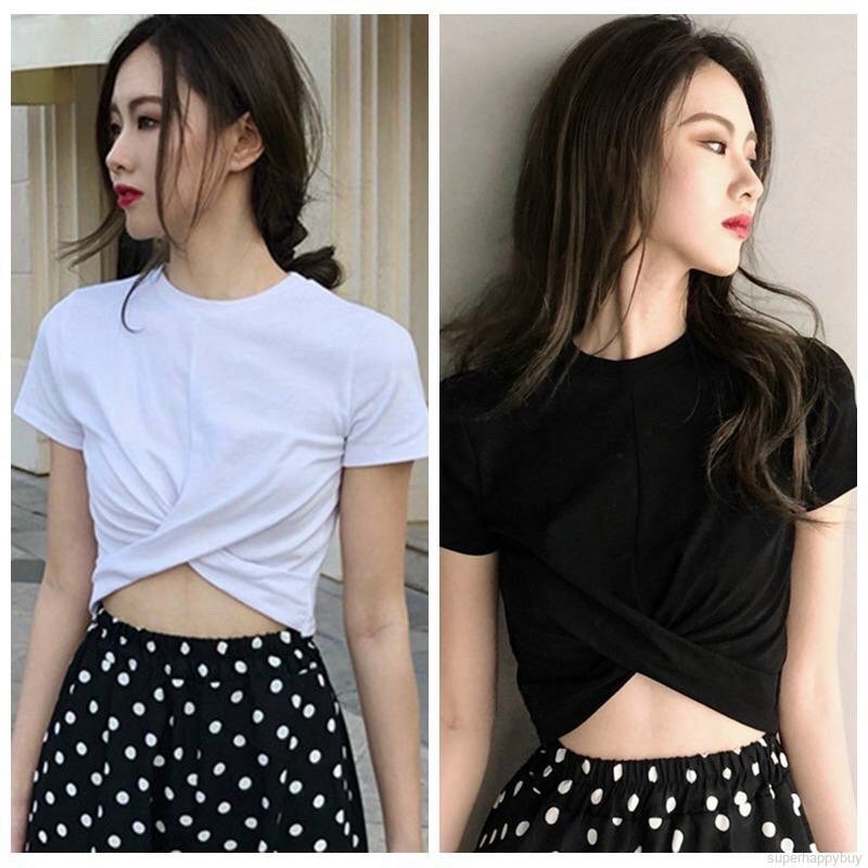 Áo xoắn bụng siêu xinh