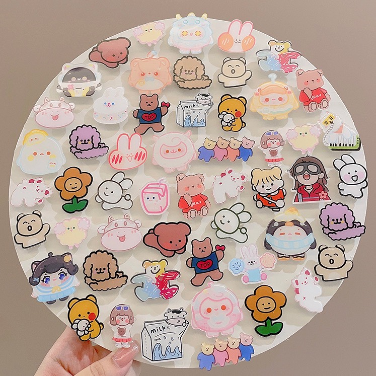Combo 5 huy hiệu cài áo, balo mix mẫu
