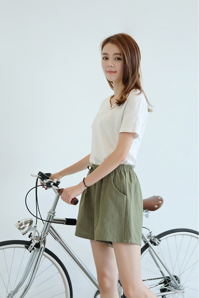 Quần đùi nữ, quần short nữ chất vải mềm cực mát