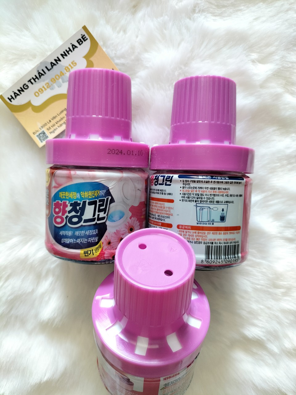 Combo 3 lọ Sáp thả bồn cầu Hàn Quốc