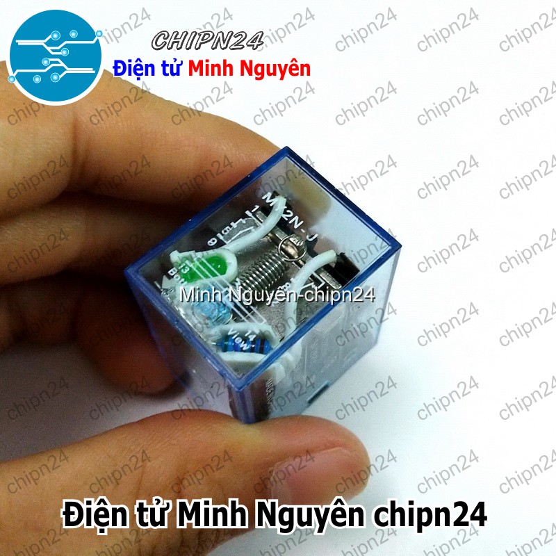 [1 con] (F200.2) Relay Kiếng 8 Chân 5A 24VDC - HH003673