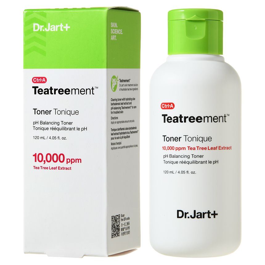 Toner chiết xuất trà xanh phục hồi da Dr.Jart Ctrl-A Teatreement Toner 120 ml