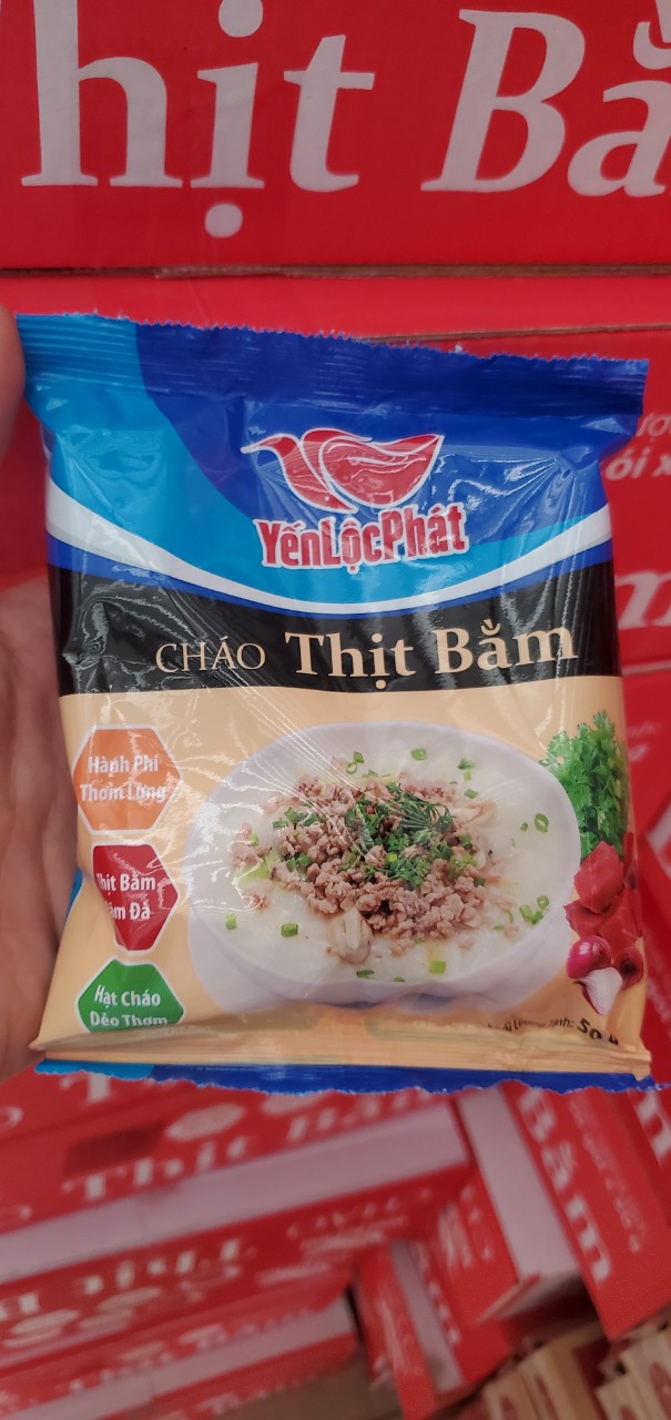 Combo 3 Gói Cháo Thịt Bằm Yến Lộc Phát 50G