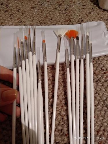 BỘ 15 CÂY CỌ VẼ MÓNG , LÀM NAIL NGHỆ THUẬT