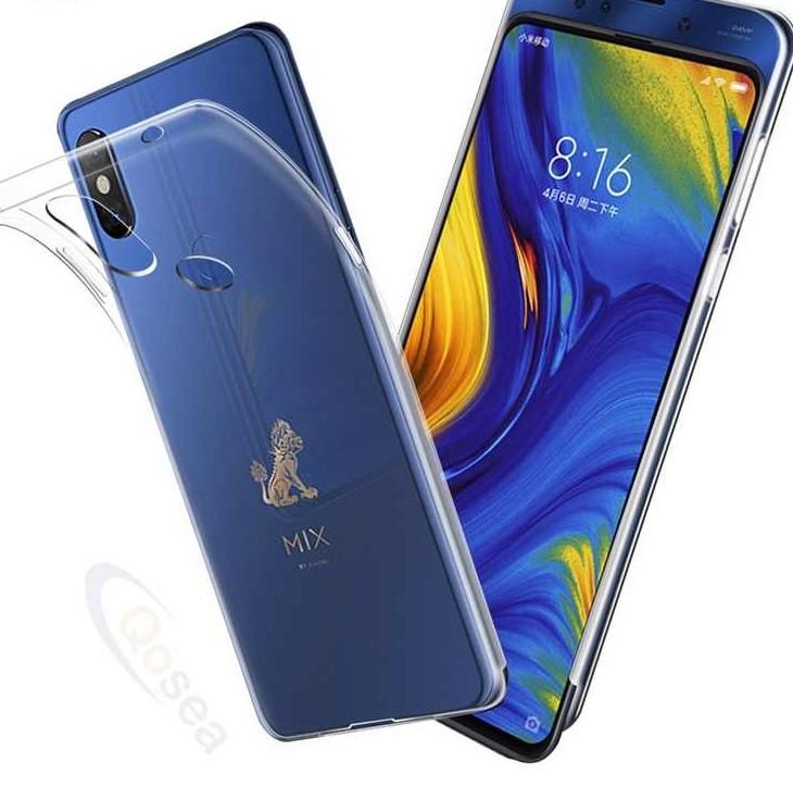 Ốp dẻo trong suốt Xiaomi Mi Mix 3 (Hàng loại A)