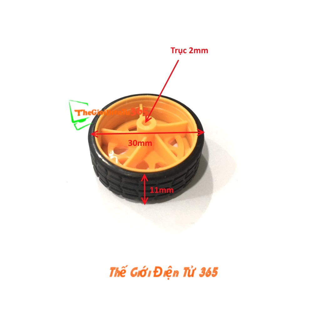 Bánh xe robot- bánh xe nhựa