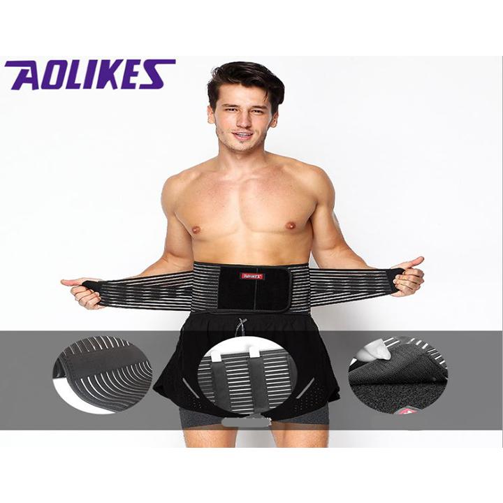 Đai lưng tập gym Aolikes A7996