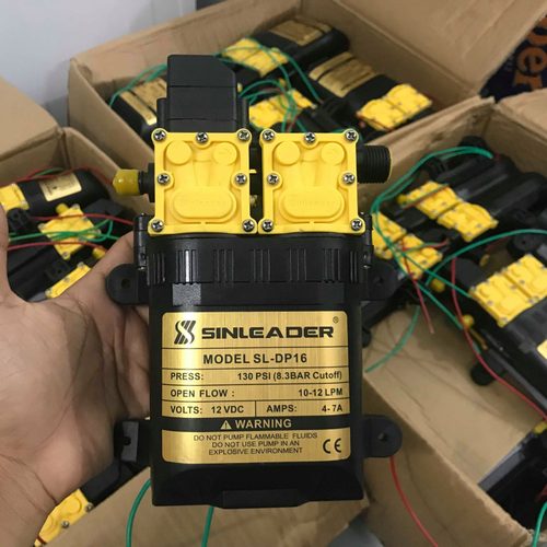 Bộ Máy Bơm Áp Lực Mini 12v Đôi Sinleader MẪU 2021