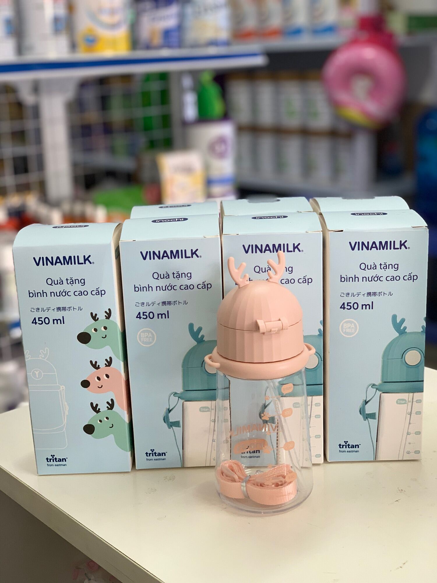 BÌNH NƯỚC INOCHI 450ml HÀNG TẶNG TỪ VINAMILK