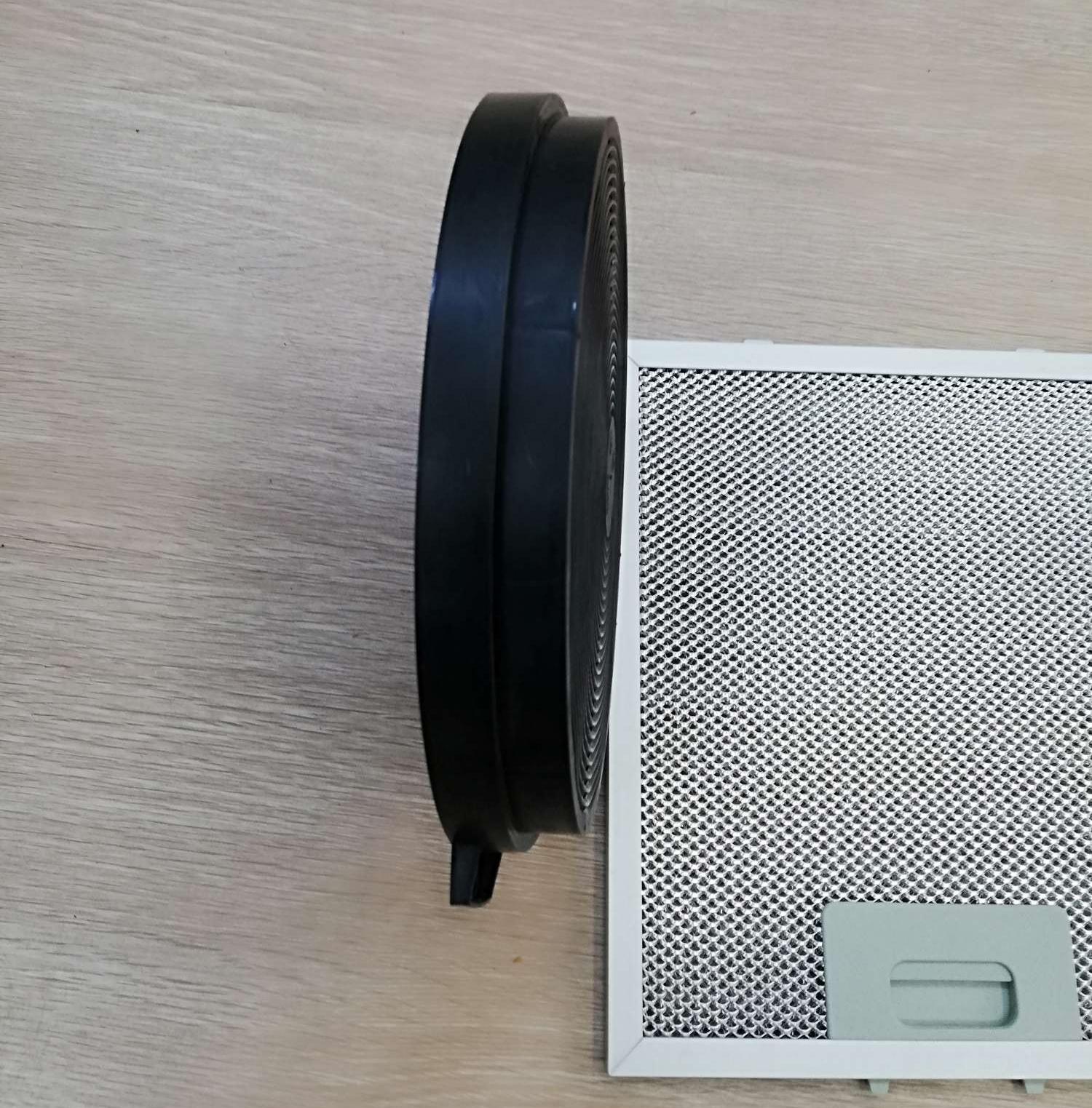 Vỉ than hoạt tính máy hút mùi kính cong