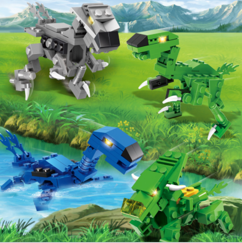 [ Xả kho 7 ngày ]Đồ chơi trẻ em,Bộ Lego khủng long biến hình người máy và chiến cơ- MINHHANH588