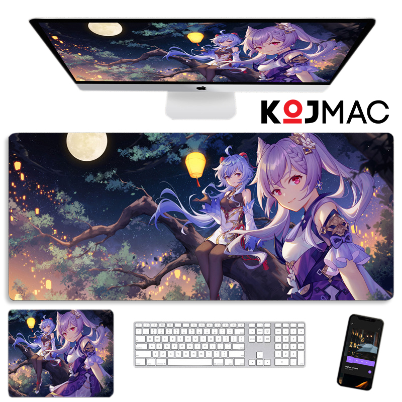 Oni-Hime Black Hentai Demon Kawaii Anime Girl XL Mouse Pad / Desk Mat -  kawaiiwaru