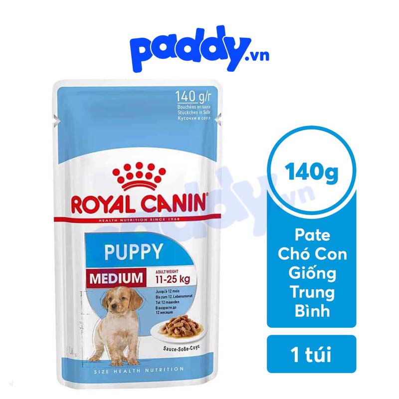 Pate Cho Chó Con Size Vừa Royal Canin Medium Puppy