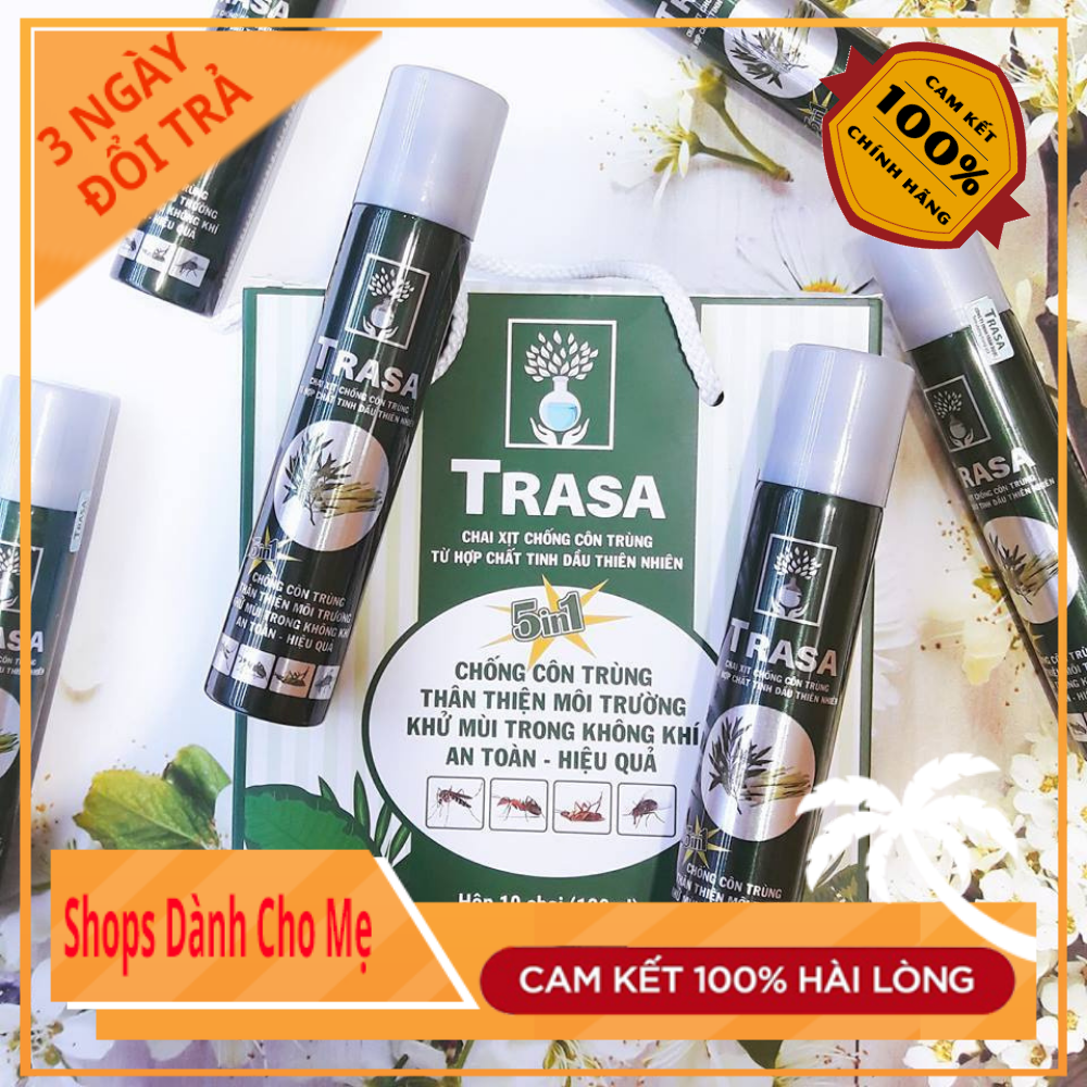 Tinh dầu chống côn trùng Trasa (120ml) Dạng xịt