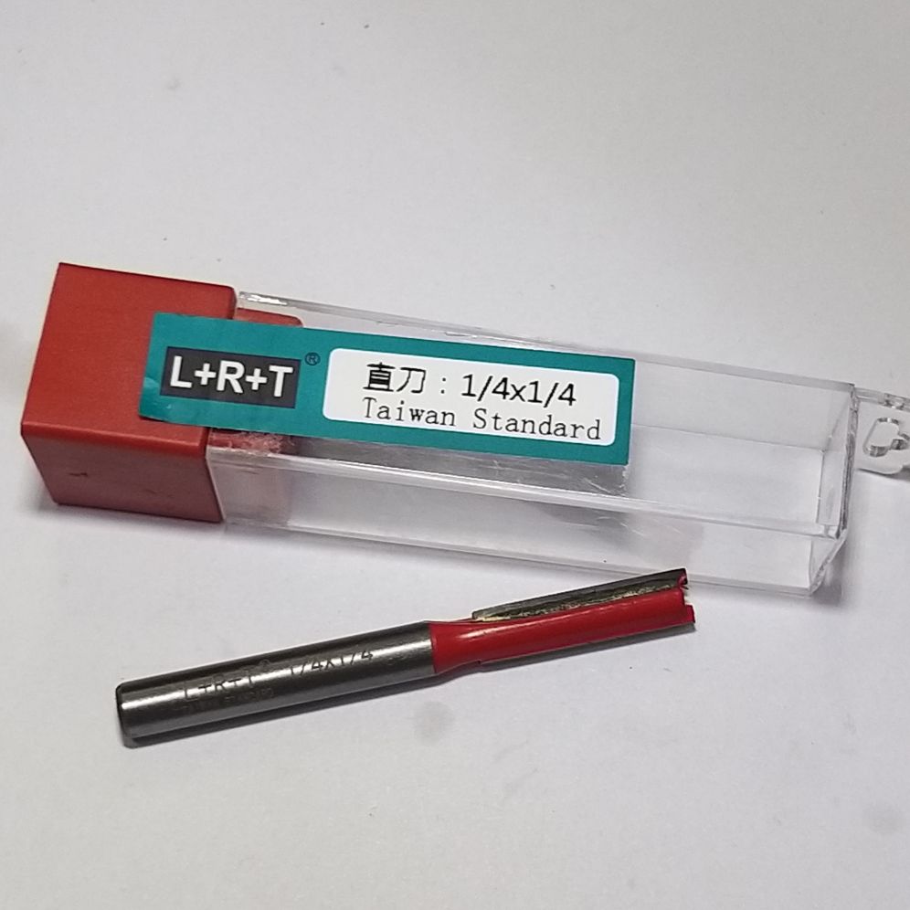 [HCM]Mũi Phay Gỗ Thẳng 1/4 x 1/4 (Đỏ)