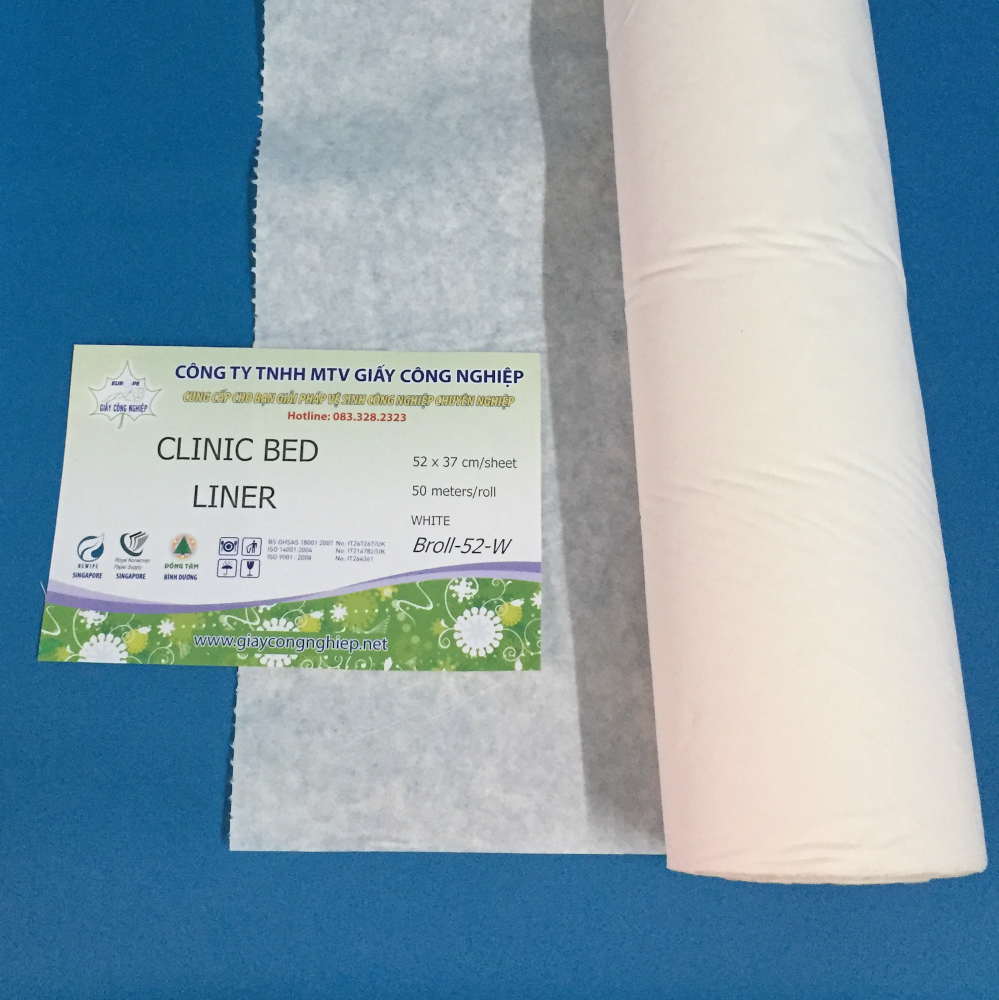 Cuộn giấy lót y tế (white 52)