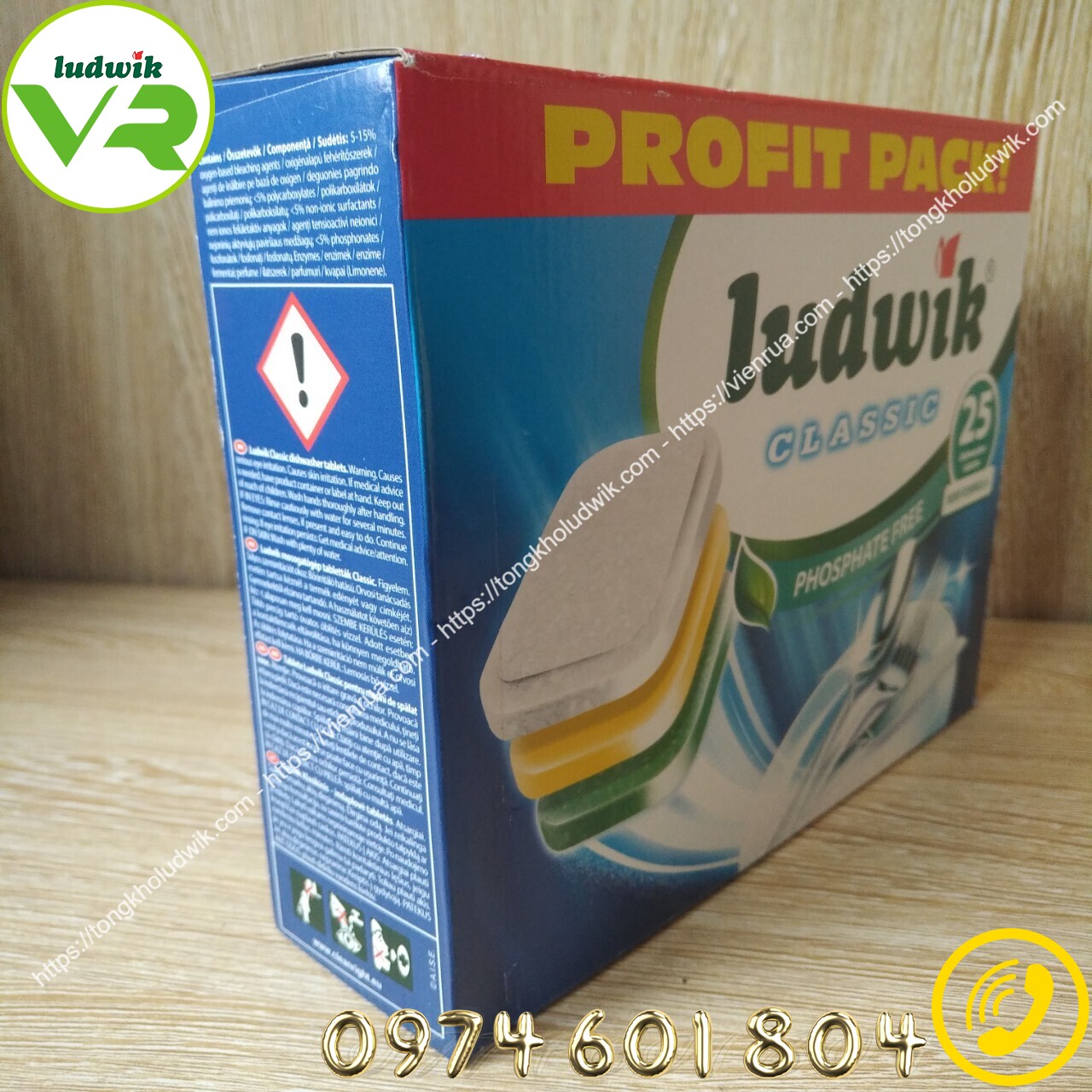Viên rửa bát Ludwik Classic – Hộp 25 viên