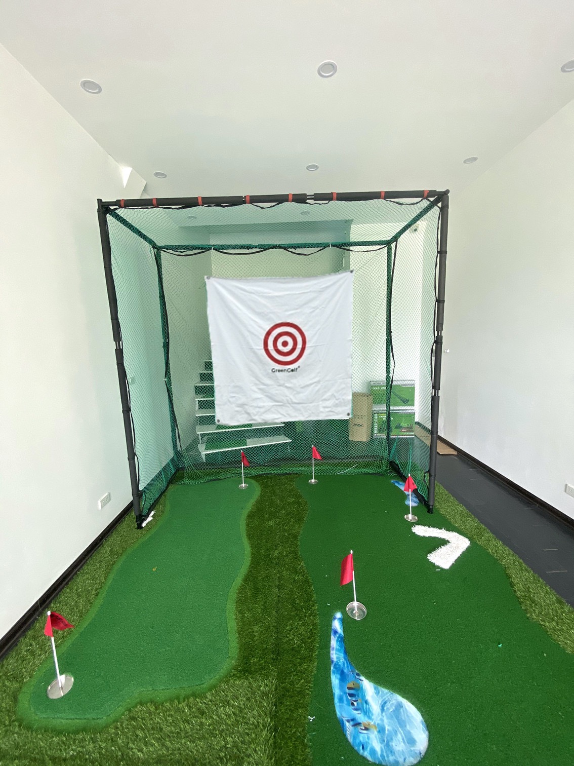 Greeting golf original 2.5x2.5x1m high size swing golf training Net frame
