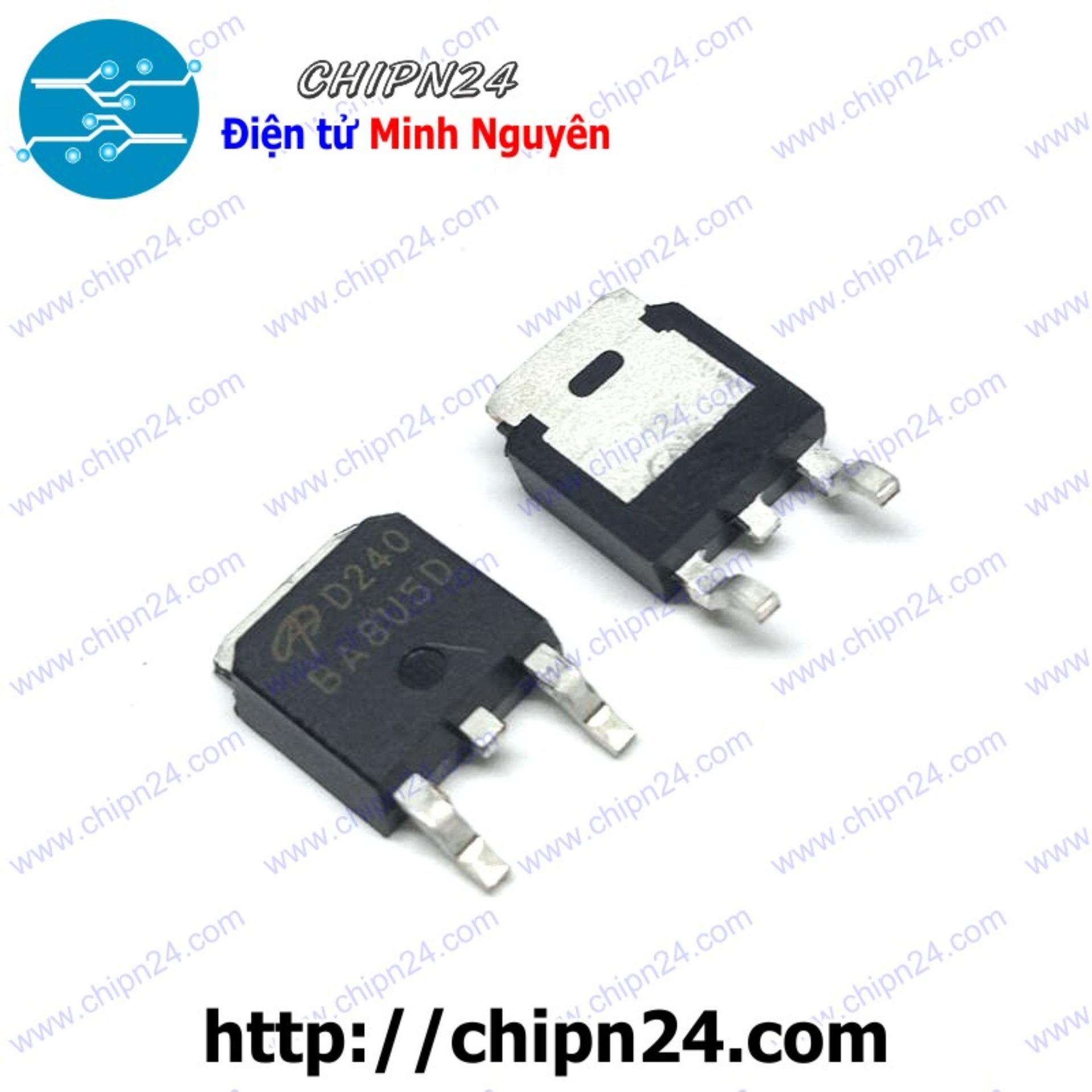 [2 con] (SOP) Mosfet Dán AOD240 TO-252 70A 40V Kênh N (SMD Dán) (D240 240)