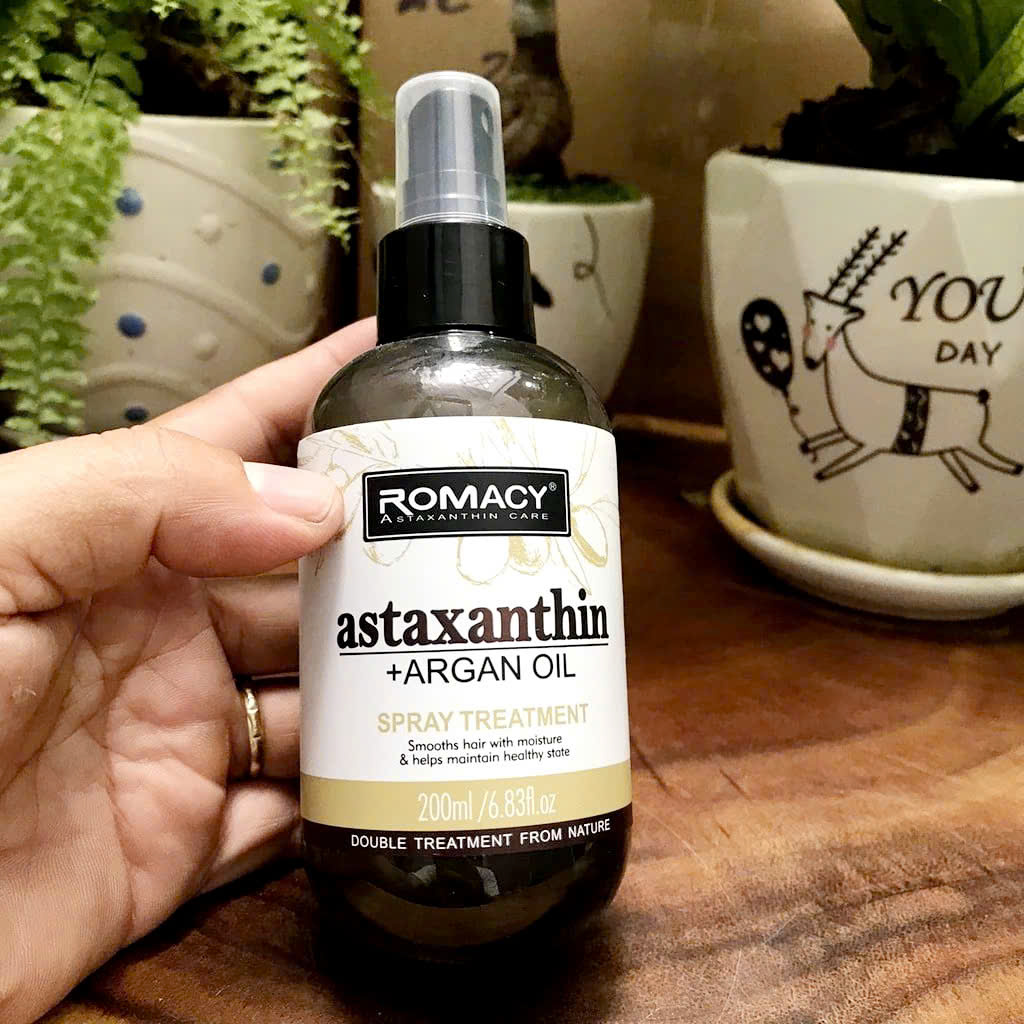 Xịt Dưỡng Tóc Romacy 200ML Phục Hồi Tóc Khô Xơ Hư Tổn Chống Rối Tóc Mẫu Mới Mùi Agan