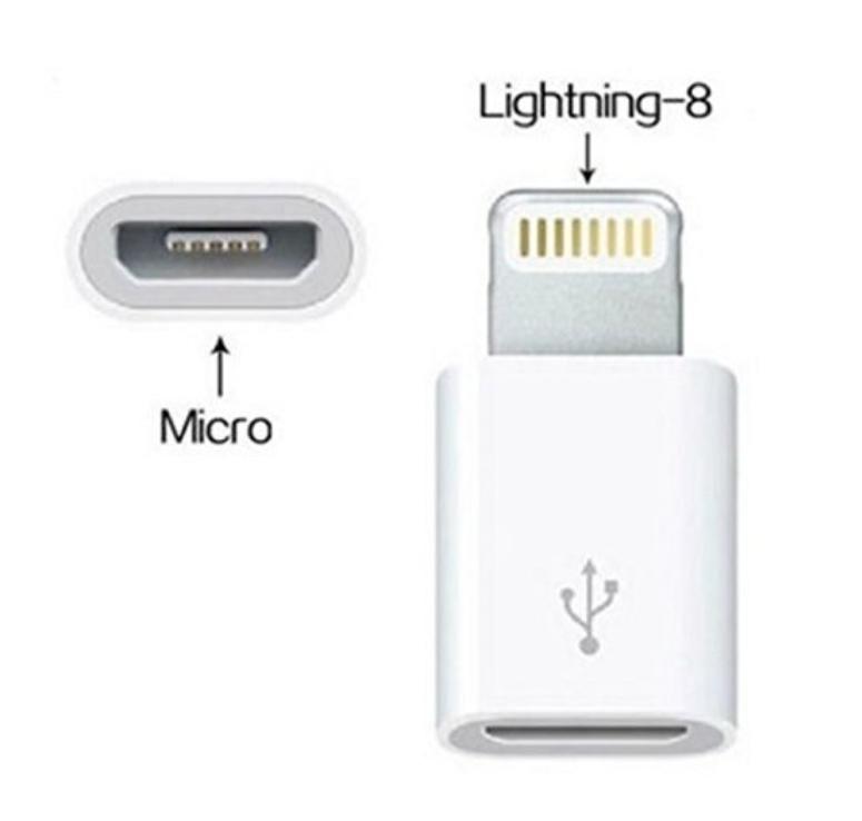 Đầu Chuyển Đổi Cổng Micro USB Sang Cổng Lightning Cho IPhone, IPad