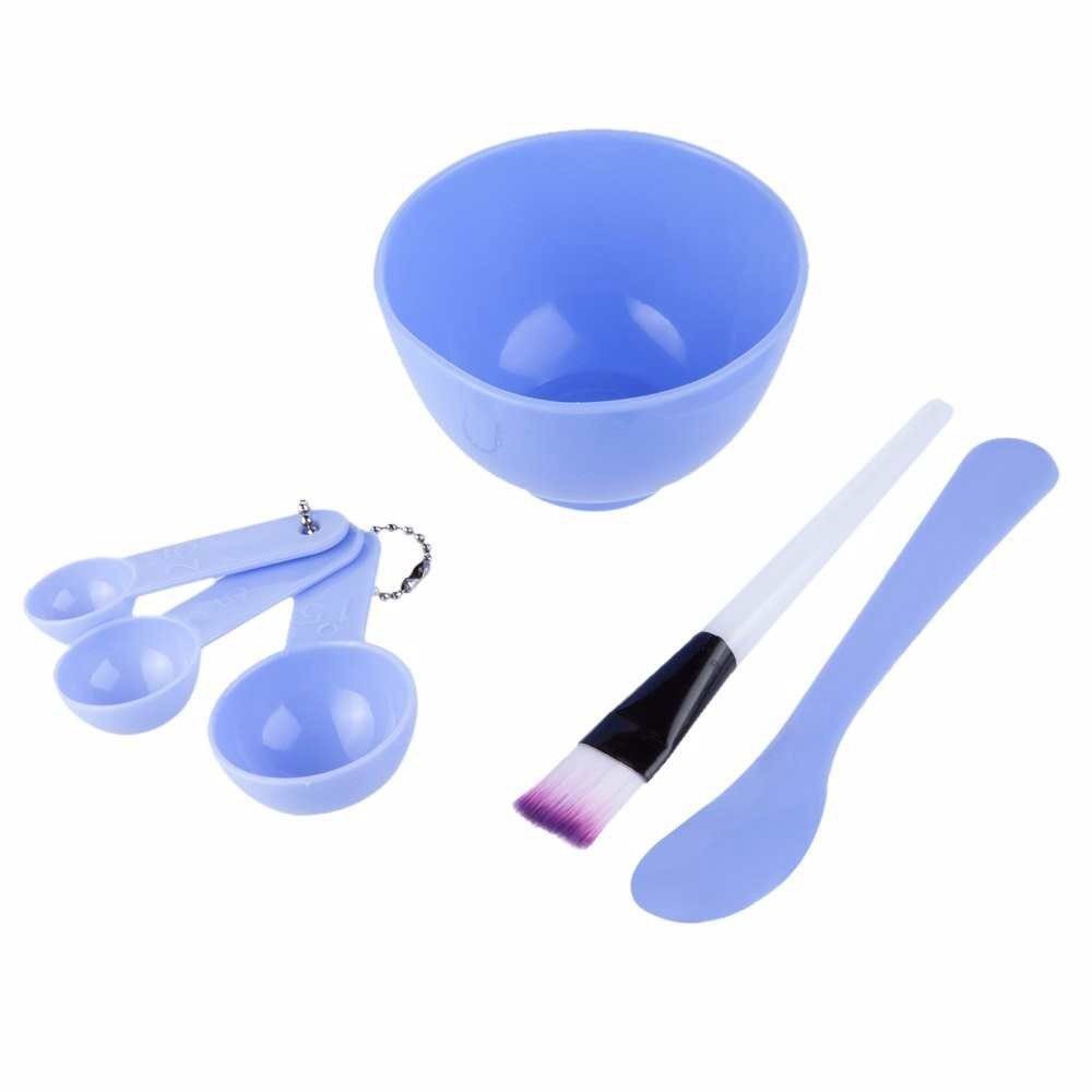 Bộ dụng cụ chén trộn mặt nạ 5 món ( Giao màu ngẫu nhiên )