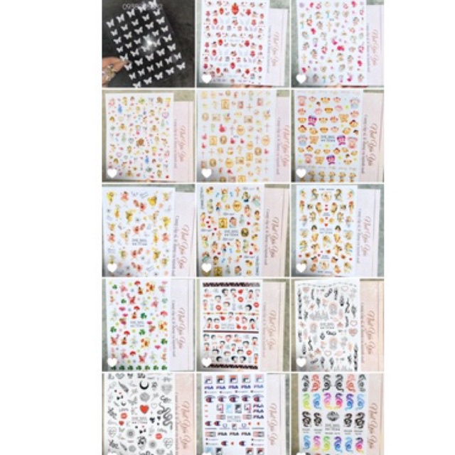 Sticker Dán Móng Thiên Thần - Rẻ Vô Địch