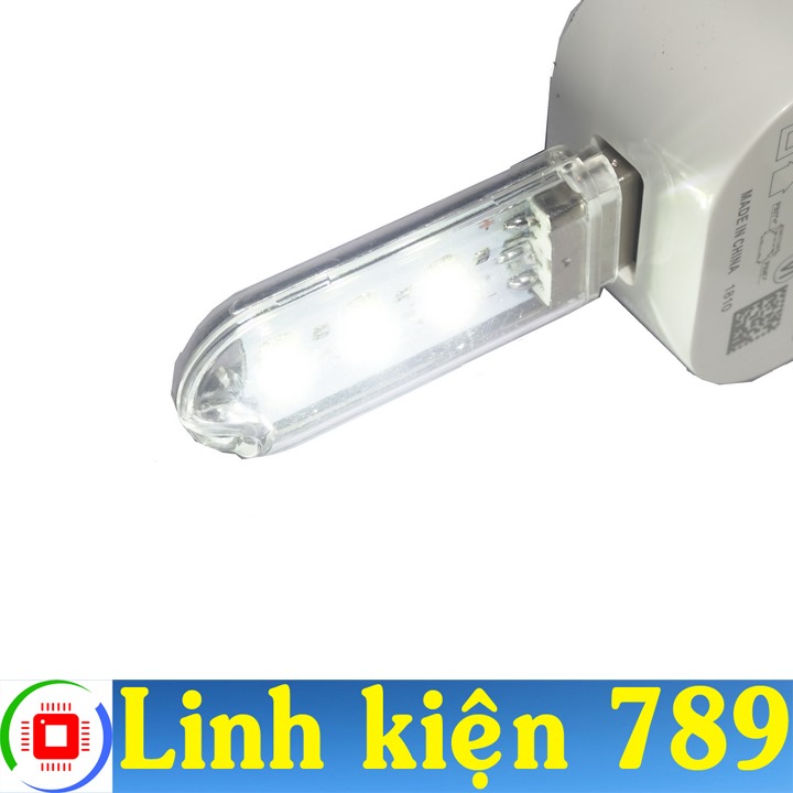 Đèn LED USB 3 LED sáng trắng ( bộ 2 cái )- Linh Kiện 789