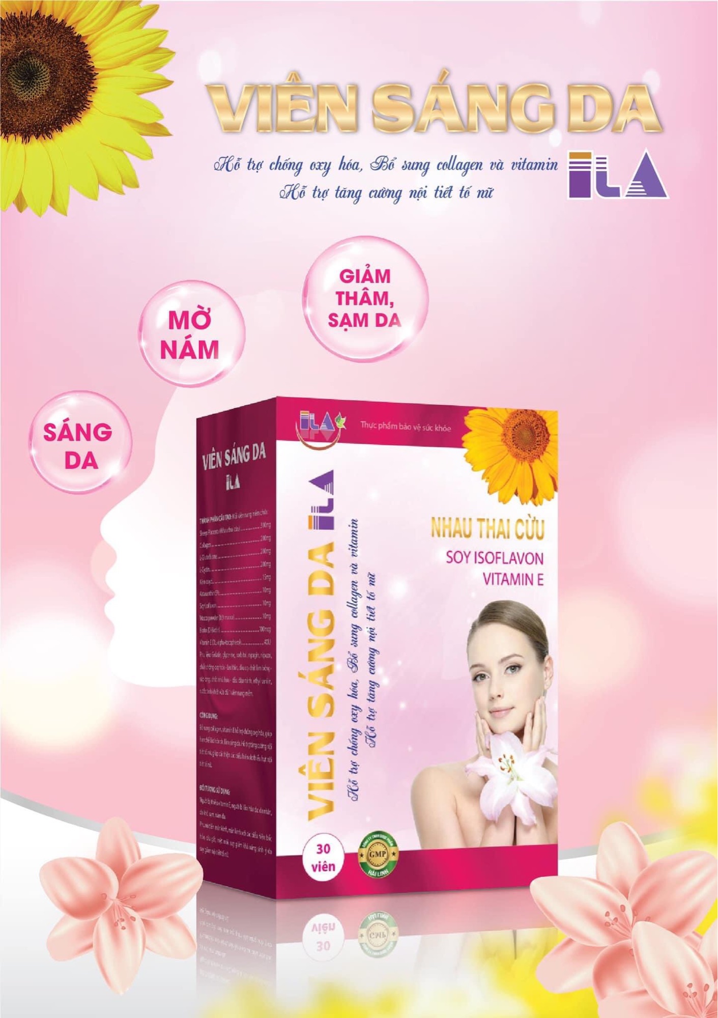 Viên Sáng Da ILA Phương Anh