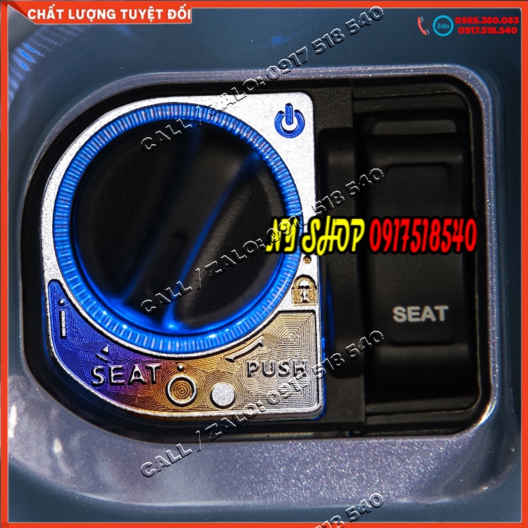 Ốp ổ khóa smartkey titan cho Sh 2016 - SH 2020 - 2021 SH MODE PCX....