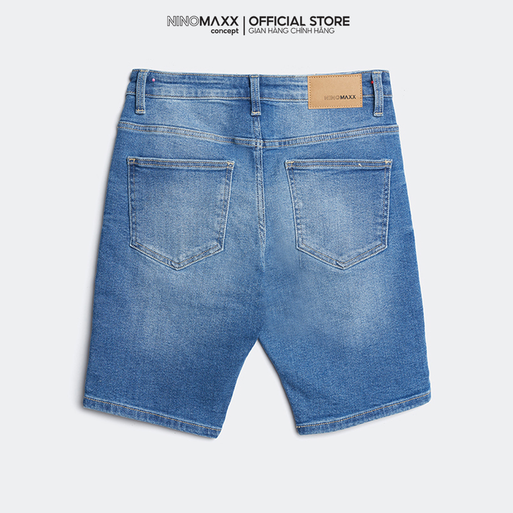 NINOMAXX Quần short Jean Nam lửng 2202021