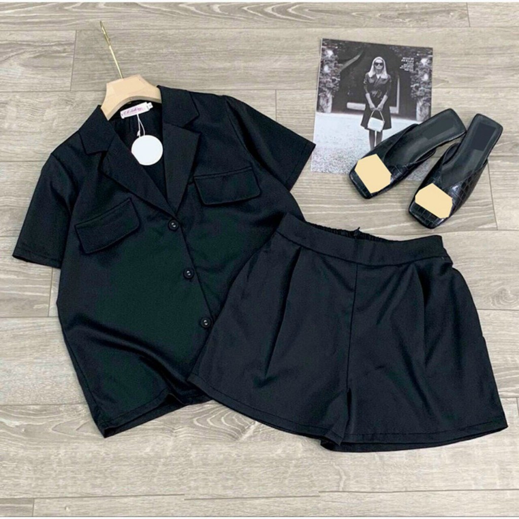 [HCM]SET BỘ ĐŨI CỔ VEST DỄ THƯƠNG FULL SIZE TH TKT