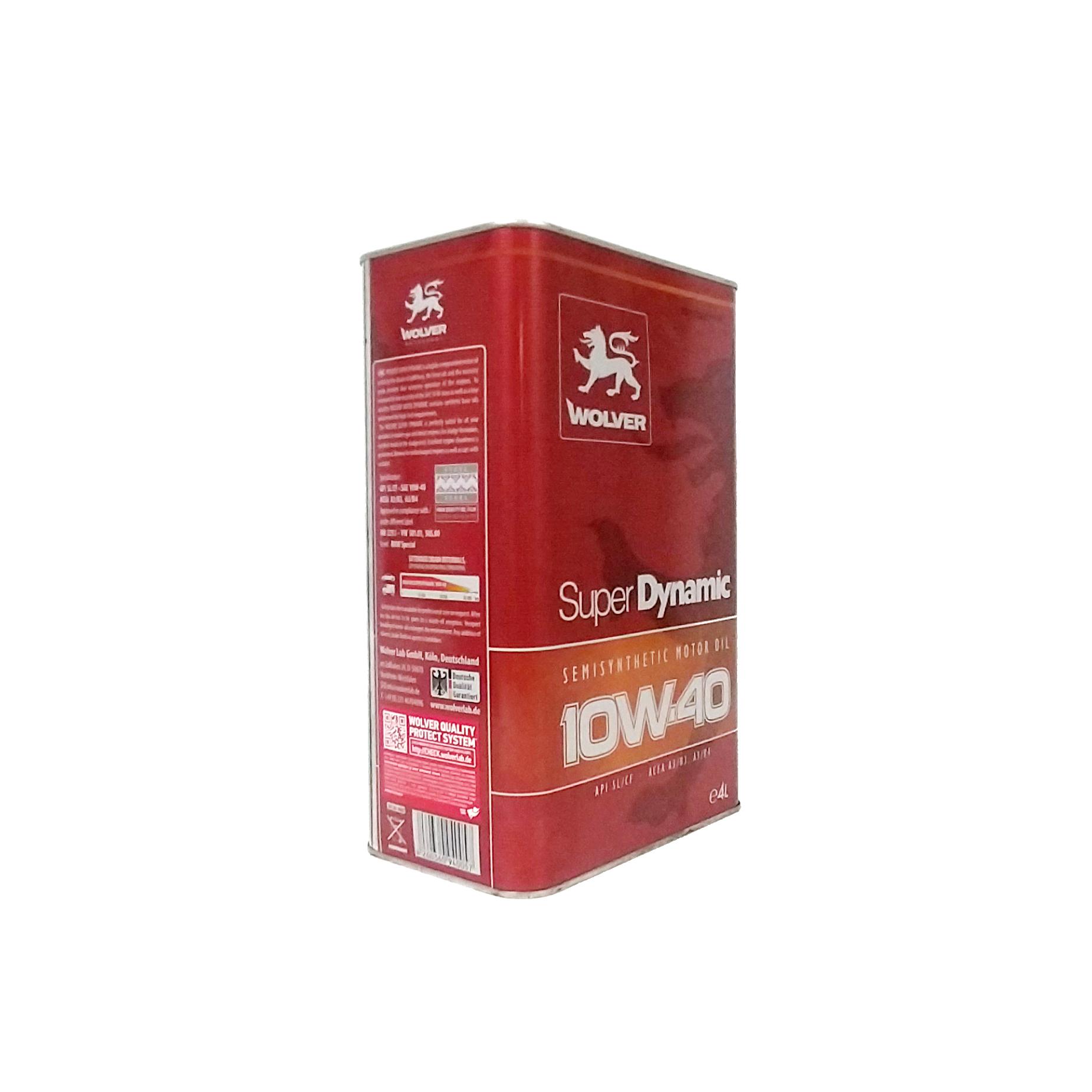 [HCM]Nhớt ô tô Wolver Super Dynamic 10W40 4L